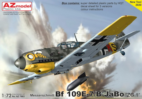 Messerschmitt Bf 109E-7/B JaBo "ZG 1" az7683