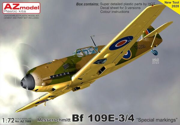 Messerschmitt BF109E-3/4 'Special Markings', Pt.II az7689