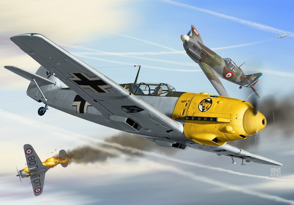 Messerschmitt Bf 109E-1 "JG.27" az7698