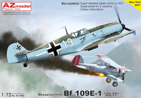 Messerschmitt Bf 109E-1 "JG77"  az7805