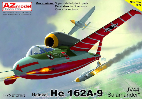 Heinkel He162A-9 "Salamander" JV44 AZ7825