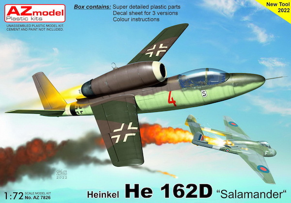 Heinkel He162D "Salamander" AZ7826