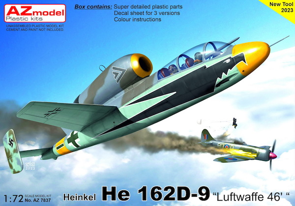 Heinkel He162D-9 "Salamander" 'Luftwaffe '46'  AZ7837