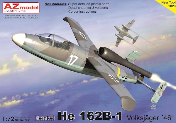 Heinkel He162B-1 "Salamander" 'Volksjager '46' AZ7851