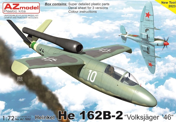 Heinkel He162B-2 "Salamander" 'Volksjager '46' AZ7852