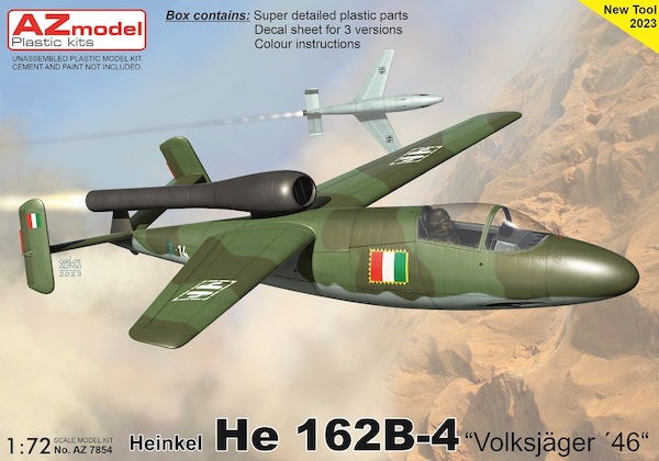 Heinkel He162B-4 "Salamander" 'Volksjager '46'  AZ7854