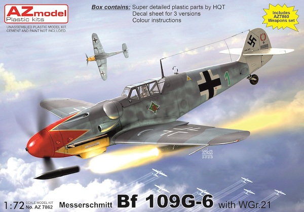 Messerschmitt Bf109G-6 with WGr21  AZ7862