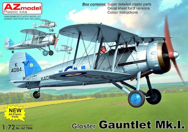 Gloster Gauntlet Mk.I (RAF, Danish AF)  (REISSUE)  AZ7866