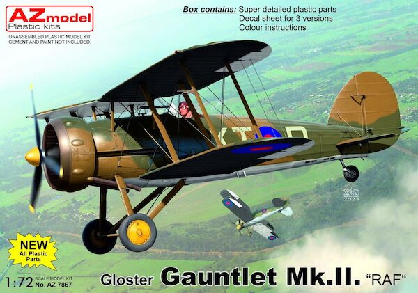 Gloster Gauntlet Mk.II (RAF)  (REISSUE)  AZ7867