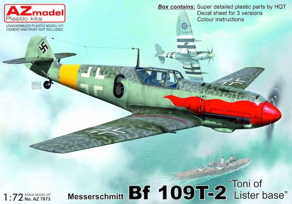 Messerschmitt Bf 109T-2 'Toni of Lister Base' az7873
