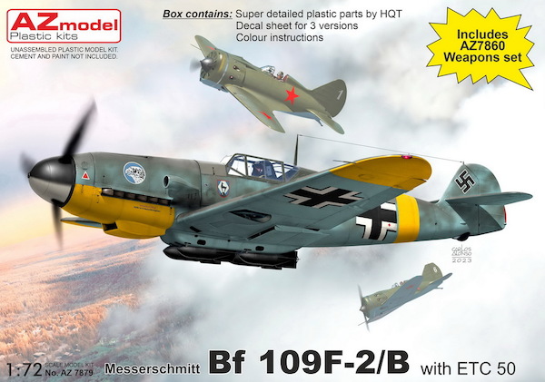 Messerschmitt Bf 109F-2/B with ECT50  az7879