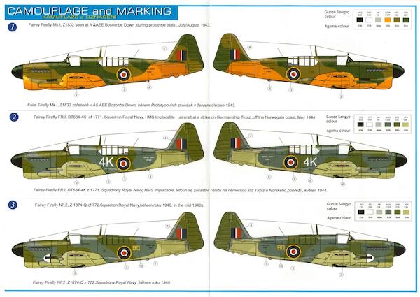 Fairey Firefly MK1/NF2 (Royal Navy) AZA4817