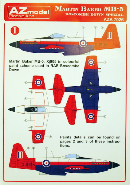 Martin Baker MB5 'Boscombe down special'  AZA7026