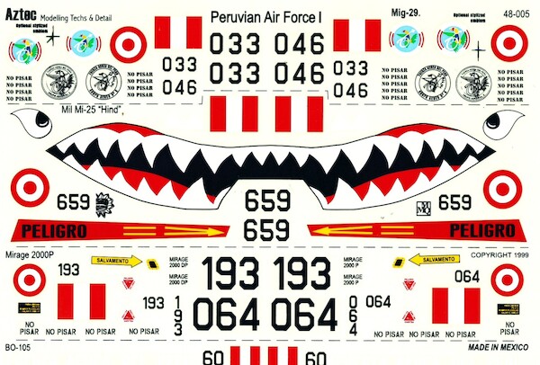 Peruvian Air Force (MiG29, MiL25, Mirage 2000, Bo105) AZT48005