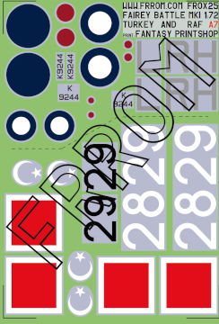 Fairey Battle Mk.I (Turkey, RAF)  FROX25