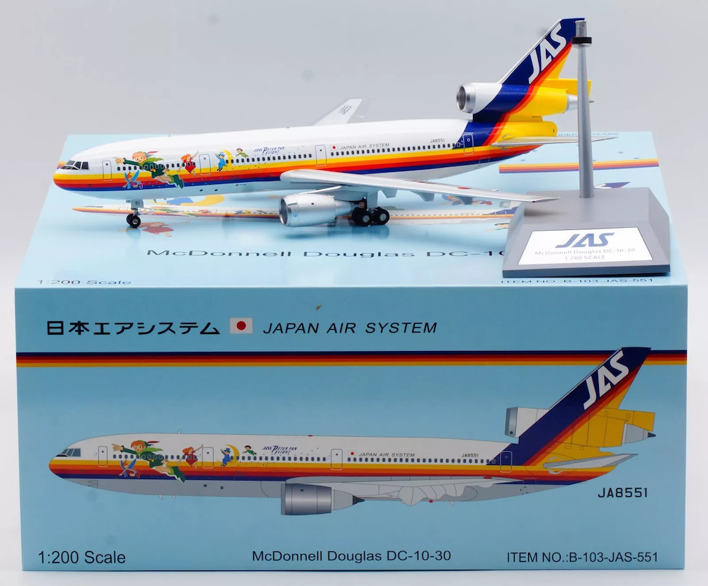 B Models B-103-JAS-551 Douglas DC10-30 JAS Japan Air System 