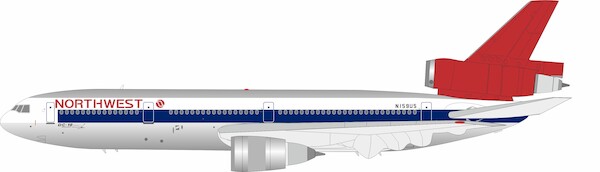 Douglas DC10-40 Northwest N159US polished B-104-NW-159P