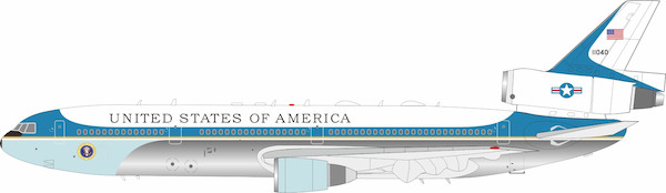 Douglas DC10-40 Air Force One 11040 Polished  B-104-USAF-P