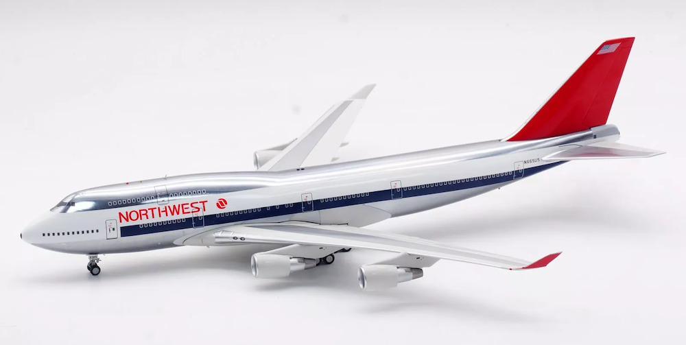 B Models B-744-665P Boeing 747-400 Northwest Airlines N665US Pol