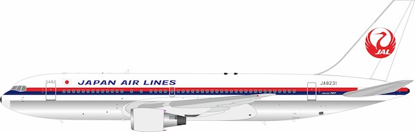 n*u様 最終価格　JAL Boeing 767-246 1:200モデル B Models B-762-JL-231P Boeing 767-246 JAL Japan Air Lines JA8231