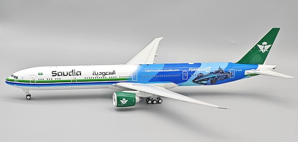 Boeing 777-300ER Saudi Arabian Airlines "Formula E 2024" HZ-AK43 B-773-HZ-AK43