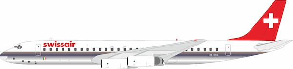Douglas DC8-62 Swissair HB-IDG B-862-SR-IDG-PR