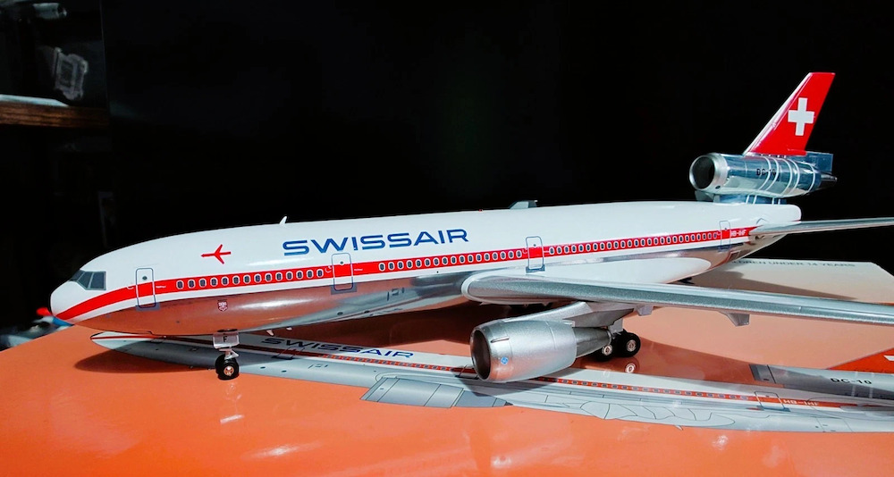 B Models B-DC10-SR-0825P McDonnell Douglas DC-10-30 Swissair HB-I
