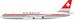 Convair CV880M Swissair HB-ICM Polished 