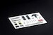 3D Cockpit Detail Decals A10C Thunderbolt II (Italeri) B3D-0011