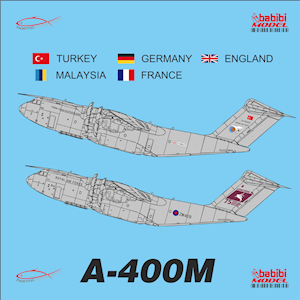 A400M Atlas International (Turkey, Malaysia, Germany, France, UK)  DDT-01020