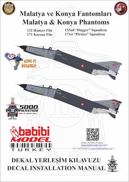 Turkish AF Malataya & Konya Terminators F4 Phantoms DDT-01024
