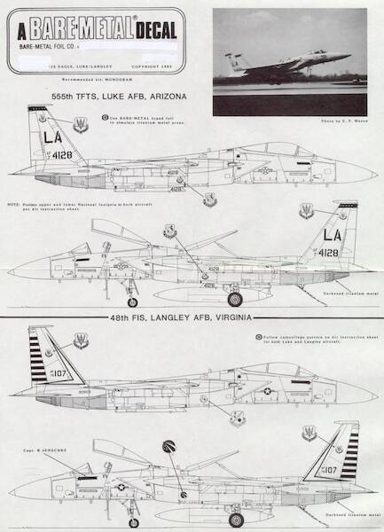 F15 Eagle (48FIS Langley, 555TFTS Luke AFB)  48-04