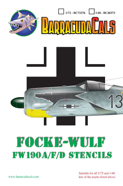 Focke Wulf FW190A/F/D Stencils  bc48273
