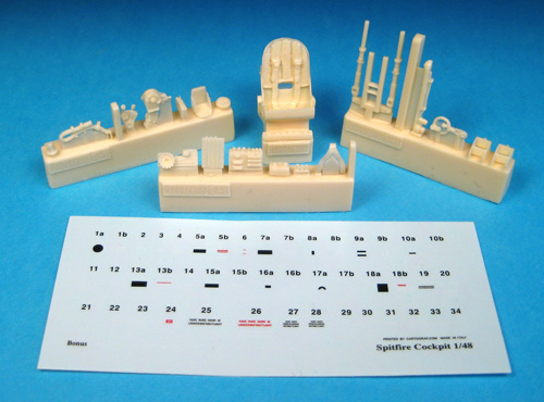 Spitfire MKXIX Cockpit Snapshot Upgrade (Airfix)  BR48095