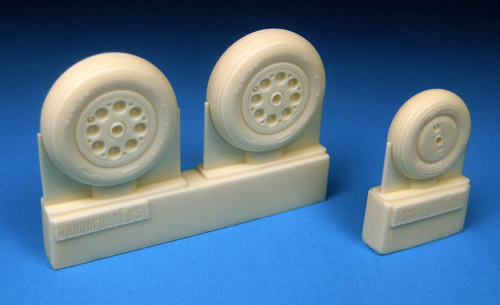Gloster Meteor MK8 Main and Nose Wheel set (Airfix) BR48304