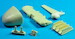 Lynx HAS.2 Conversion Set (To be used for a Dutch UH14A Lynx (Airfix) BB35