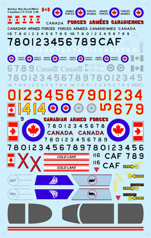 RCAF CF116 (CF5A/B) BD14