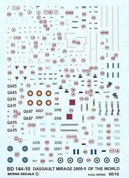 Dassault Mirage 2000-5 of the World  BD144-10