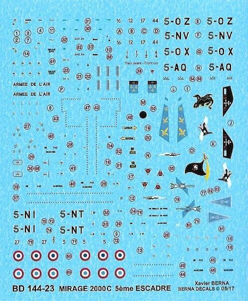 Dassault Mirage 2000C 5eme Escadre  BD144-23