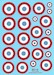 French roundels Armée de l'air 1935-40 diameter 12 and 25 mm bd18