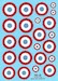 French roundels Armée de l'air 1935-40 diameter 12 and 25 mm bd18