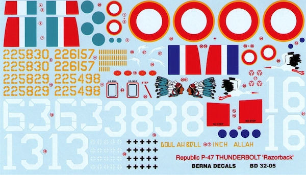 Republic P47 Razorback (French AF 1944-1945)  BD32-05