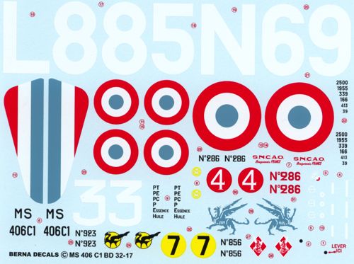 Morane Saulnier MS406 ACES  BD32-17