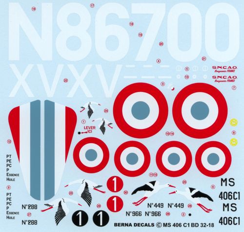 Storks on Morane Saulnier MS406 BD32-18
