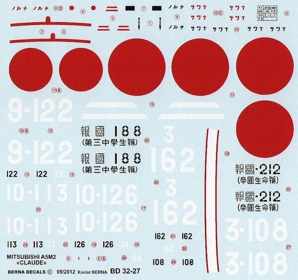 Mitsubishi A5M2 Claude BD32-27