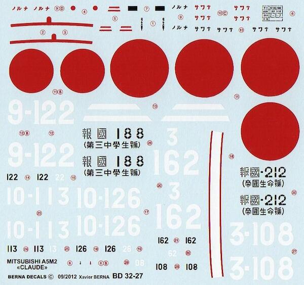 Mitsubishi A5M2 Claude  BD32-27