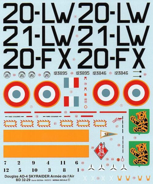 Douglas AD4 Skyraider (French AF) BD32-29