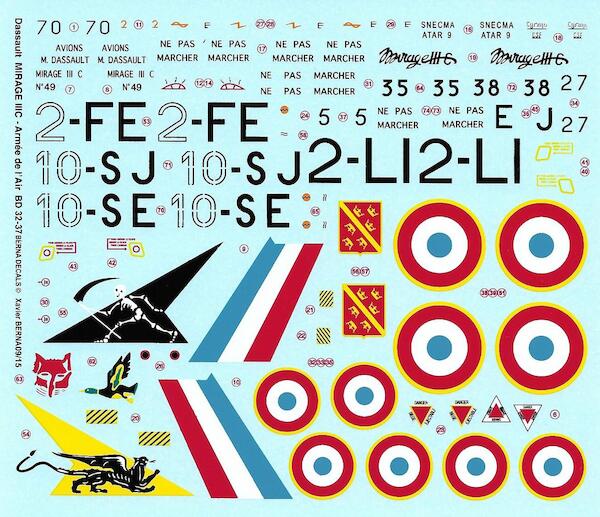 Dassault Mirage IIIC (French AF) BD32-37