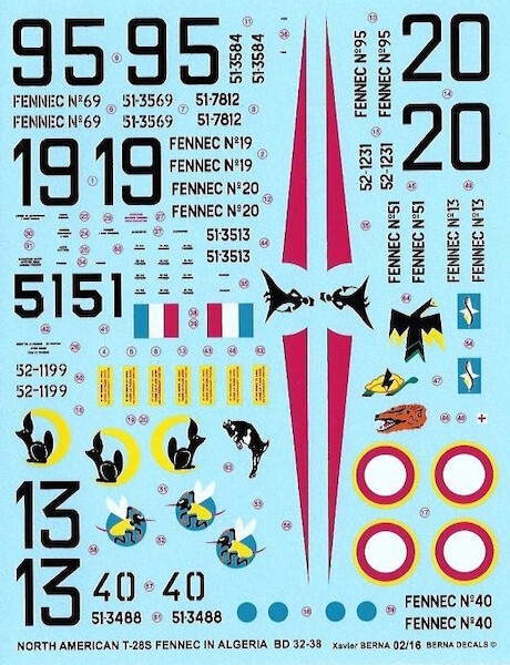 North-American T-28S French in Algeria (French AF)  BD32-38