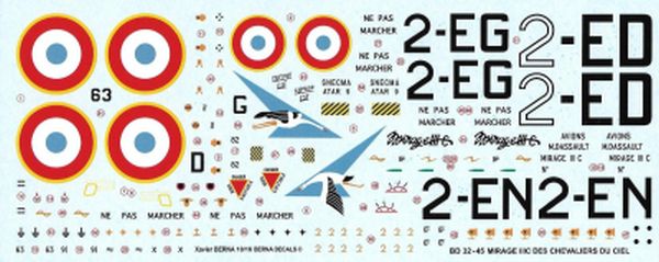 Dassault Mirage IIIC 'Knights of the Sky' BD32-45